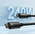  Дата-кабель Baseus CAWJ040001 Tungsten Gold Fast Charging Data Cable Type-C to Type-C 240W 1m Black 