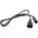  Кабель питания Hyperline PWC-IEC13-IEC14-1.0-BK монитор-компьютер IEC 320 C13 - IEC 320 C14 3x0.75 1м 