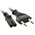  Кабель питания 5bites PC305-10A IEC-320-C7 CEE 7/16 220V 2G*0.50mm 1m 