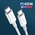  Кабель UGREEN US264 60520 USB-C 2.0 Male To USB-C 2.0 Male 3A Data Cable 2m White 