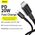  Дата-кабель Baseus (CATLGD-01) High Density Braided Fast Charging Type-C to iP PD 20W 1m Black 