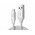  Кабель UGREEN US290 60153 USB 2.0 A to Micro USB Cable Nickel Plating Aluminum Braid 2m White 