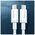  Кабель UGREEN US264 60520 USB-C 2.0 Male To USB-C 2.0 Male 3A Data Cable 2m White 