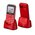  Мобильный телефон Maxvi B6ds up red 