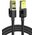  Кабель UGREEN NW150 80423 CAT7 Shielded Round Cable with Braided Modular Plugs 2m Black 