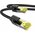  Кабель UGREEN NW150 80423 CAT7 Shielded Round Cable with Braided Modular Plugs 2m Black 