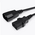  Кабель питания GoPower 00-00024537 C14 (m)-C13 (f) 1.8м ПВХ удлинитель черный 1/10/100 