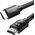  Кабель UGREEN HD119 40102 4K HDMI Cable Male to Male Braided 3m Black 
