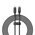  Дата-кабель Baseus Unbreakable (P10355800111-01) Fast Charging Type-C to Type-C 100W 2m Cluster Black 