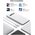  Кабель UGREEN US288 60130 USB-A 2.0 to USB-C Cable Nickel Plating Aluminum Braid 0.5m White 
