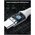  Кабель UGREEN US288 60130 USB-A 2.0 to USB-C Cable Nickel Plating Aluminum Braid 0.5m White 