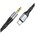  Аудио-адаптер HOCO UPA22 Type-C silicone digital audio conversion cable черный 