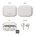  Наушники bluetooth TWS Baseus Bowie E17 White 