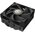  Кулер DEEPCOOL AN400 BK, Black LGA1700/1200/115X/AM5/AM4 низкопрофильный 52,5 mm (TDP 150W, PWM, Fan 120mm, 4 тепл. трубок, Copper Base) 