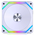  Вентилятор Lian Li Uni Fan SL120 V2 White /UF-SL120V2-1W/ (G99.12SLV21W.R0) 120x120x28мм (PWM, ARGB, 250-2000 об/мин, 29.2dBa) 