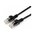  Патч-корд Cablexpert PP12-5M/BK UTP5e, 5 м, литой, многожильный, биметалл CCA, 26AWG, PVC, чёрный 