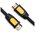  Кабель UGREEN HD101 10170 HDMI Male To Male Round Cable 10m Yellow/Black 