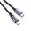  Кабель UGREEN US304 60761 USB-C to Lightning M/M Cable Aluminum Shell Braided 2m Black 