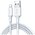  Кабель UGREEN US155 80315 USB-A Male to Lightning Male Cable Nickel Plating ABS Shell 1.5m White 