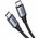  Кабель UGREEN US535 (15311) USB-C to USB-C 240WPD Fast Charging Cable 1m Space Gray 