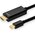  Кабель UGREEN MD101 20848 Mini DP Male to HDMI Cable 4K 1.5m Black 