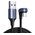  Кабель UGREEN US311 70315 USB2.0-A to Angled USB-C Cable Aluminum Case with Braided 2m Black 