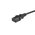  Кабель питания Hyperline PWC-IEC13-SHM-5.0-BK для компьютера Shucko+C13 3x1.00 10A угловая вилка 5м 