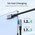  Кабель UGREEN US334 70643 USB-C 2.0 Male To Angled 90° USB-C 2.0 Male 5A Data Cable 1m Black 