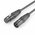  Кабель UGREEN AV130 20710 Cannon Male to Female Microphone Extension Audio Cable 2m Black 