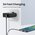  Кабель UGREEN US176 70875 Right Angle USB-A to USB-C Cable 3m Space Gray 