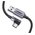  Кабель UGREEN US284 50942 Angled USB-C Male To USB2.0 A Male 3A Data Cable 90°Angle 2m Space Gray 