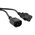  Кабель питания Hyperline PWC-IEC13-IEC14-1.8-BK монитор-компьютер IEC 320 C13 - IEC 320 C14 3x0.75 1.8м 