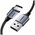  Кабель UGREEN US288 60408 USB-A 2.0 to USB-C Cable Nickel Plating Aluminum Braid 3m Space Gray 