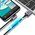  Кабель UGREEN US284 50942 Angled USB-C Male To USB2.0 A Male 3A Data Cable 90°Angle 2m Space Gray 