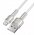  Дата-кабель Baseus Cafule (CALJK-B02) Metal USB to IP 2.4A 2m White 