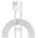  Дата-кабель Baseus Dynamic (CALD000502) Fast Charging USB to iP 2.4A 2m White 