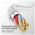  Дата-кабель Baseus Dynamic (CALD000502) Fast Charging USB to iP 2.4A 2m White 