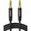 Кабель UGREEN AV112 50363 3.5mm Male to 3.5mm Male Cable Gold Plated Metal Case with Braid 2m Black 