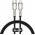  Дата-кабель Baseus Cafule CATLJK-01 (BAS-CATLJK-01-BK) Type-C на iPhone Power Delivery 20Вт 0.25м, черный 