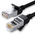  Кабель UGREEN NW101 50194 Cat 6 U/UTP Pure Copper Ethernet Cable 5m Black 