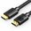 Кабель UGREEN HD119 40101 4K HDMI Cable Male to Male Braided 2m Black 