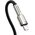  Дата-кабель Baseus Cafule CATLJK-01 (BAS-CATLJK-01-BK) Type-C на iPhone Power Delivery 20Вт 0.25м, черный 
