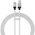  Дата-кабель Baseus CoolPlay (CAKW000402) Fast Charging USB to iP 2.4A 1m White 