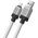  Дата-кабель Baseus CoolPlay (CAKW000402) Fast Charging USB to iP 2.4A 1m White 