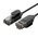  Кабель UGREEN NW122 70654 CAT 6A Pure Copper Ethernet Cable OD 2.8 5m Black 