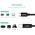  Кабель UGREEN US241 50446 USB-C 2.0 To USB-B 2.0 Print Cable 2m Black 
