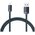  Дата-кабель Baseus Crystal Shine (CAJY000001) Fast Charging USB to iP 2.4A 1.2m Black 