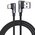  Кабель UGREEN US176 (20855) Right Angle USB-A to USB-C Cable 0.5m Black 