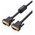  Кабель UGREEN VG101 11631 VGA Male to Male Cable 3m Black 