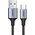  Кабель UGREEN US288 60126 USB-A 2.0 to USB-C Cable Nickel Plating Aluminum Braid 1m Black 